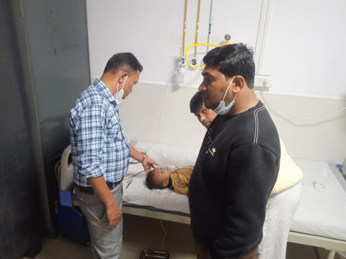A piece of sugarcane stuck in the respiratory tract of an innocent, panic among family members