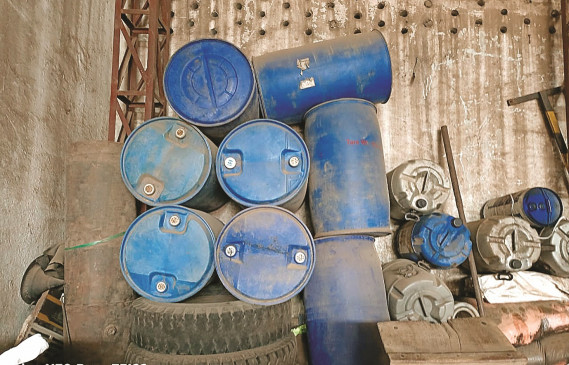 Action of special team, 2,300 liters of bio diesel worth 2 lakh seized