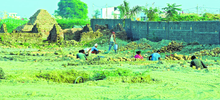 Pollution rising from brick kilns, diseases like asthma and eye irritation are spreading.