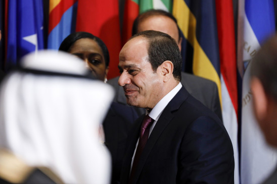 मिस्र के राष्ट्रपति ने अपराध, आतंकवाद का मुकाबला करने में यूएन की भूमिका का समर्थन किया