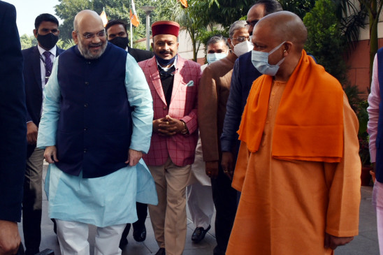 उत्तर प्रदेश का चुनावी घमासान, लगातार दूसरे दिन दिल्ली में अमित शाह की बड़ी बैठक