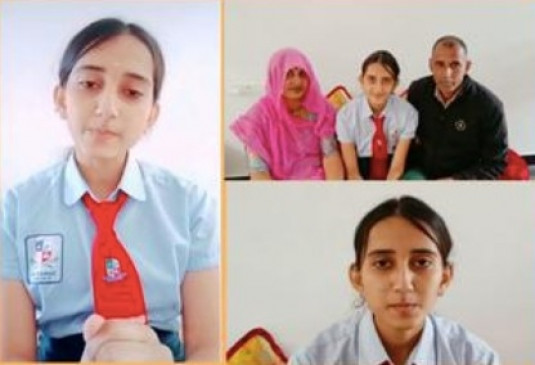 Annapurna, a class XII student from Rajasthan selected for UNESCOs World Teen Parliament