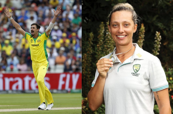 Mitchell Starc and Ashleigh Gardner honored with Best Australian Cricket Awards Mitchell Starc and Ashleigh Gardner honored with Best Australian Cricket Awards