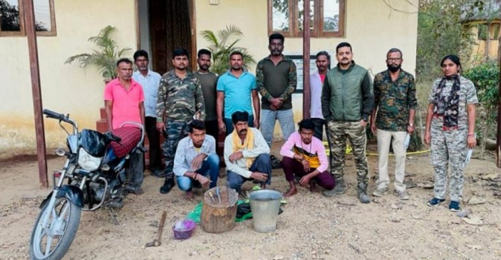3 accused arrested in chital poaching case