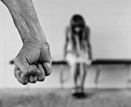 A woman accuses her husband of dowry harassment in U.P