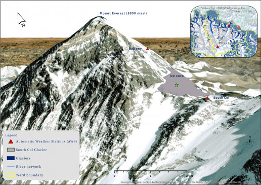 एवरेस्ट के ग्लेशियरों की घट रही बर्फ, खतरनाक दर से पतली हो रही परत