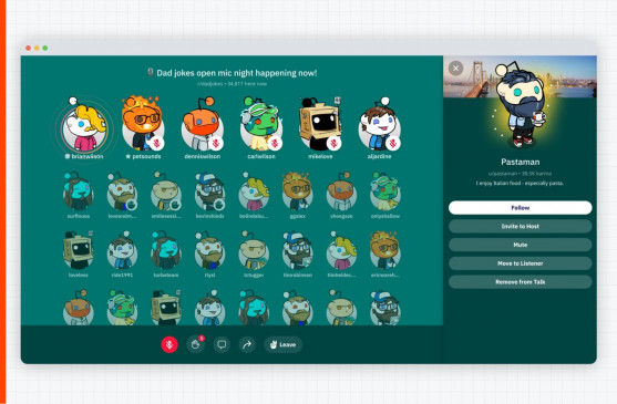 Reddit expands live audio chat to desktop, introduces new features