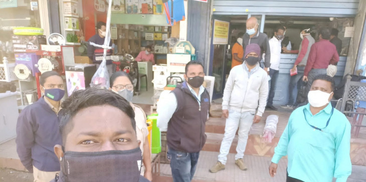 Action against those who have plastic foil Action against those who have plastic foil