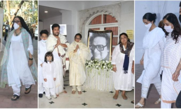 बॉलीवुड के सितारों ने बप्पी दा के प्रेयर मीट में की शीरक्त, श्रद्धा कपूर और उनकी मां शिवांगी कोल्हापुरी भी हुईं शामिल बॉलीवुड के सितारों ने बप्पी दा के प्रेयर मीट में की शीरक्त, श्रद्धा कपूर और उनकी मां शिवांगी कोल्हापुरी भी हुईं शामिल