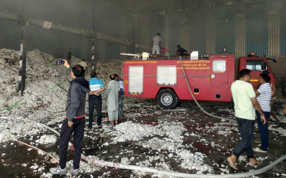 Fire in ginning industry, loss of crores