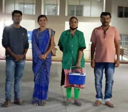 Team of doctors arranged from a distance of 90 km, mother and child healthy Team of doctors arranged from a distance of 90 km, mother and child healthy