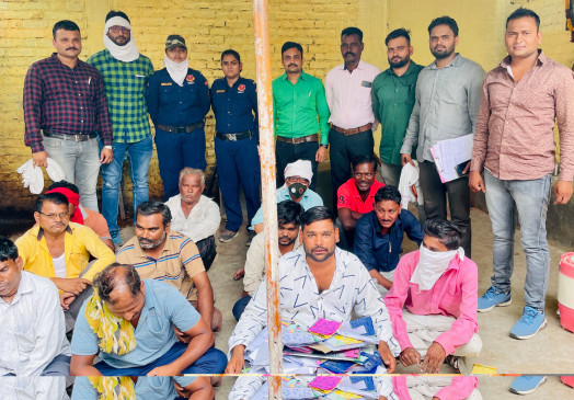 14 gamblers caught in the raid, one absconding 14 gamblers caught in the raid, one absconding