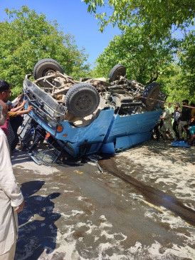 जम्मू-कश्मीर में सड़क हादसा, सीआरपीएफ के 7 जवान घायल