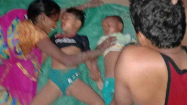 Death of two children drowned in the pond while playing Death of two children drowned in the pond while playing