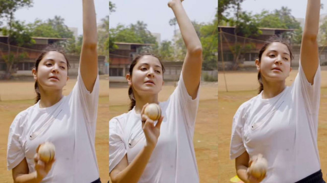 अनुष्का की बॉलिंग देख इम्प्रेस हुई झूलन गोस्वामी, यहां देखें वीडियो