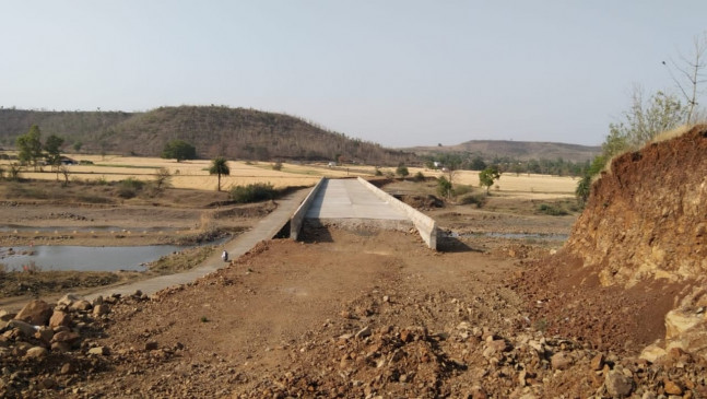 Khajri-Shivpuri road bridge was completed 6 months ago in Pench
