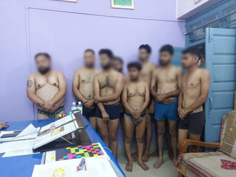 Police brutality with journalists in the police station, alleging brutal beating by stripping clothes