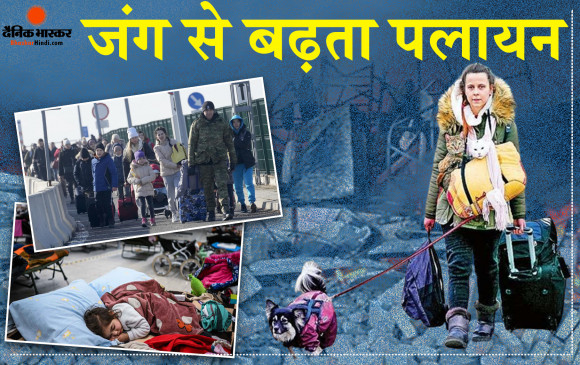 रूस यूक्रेन जंग का आज 54 वां दिन, तबाह हो चुके कई यूक्रेनी शहरों पर रूसी हमलों का सिलसिला अब भी  जारी