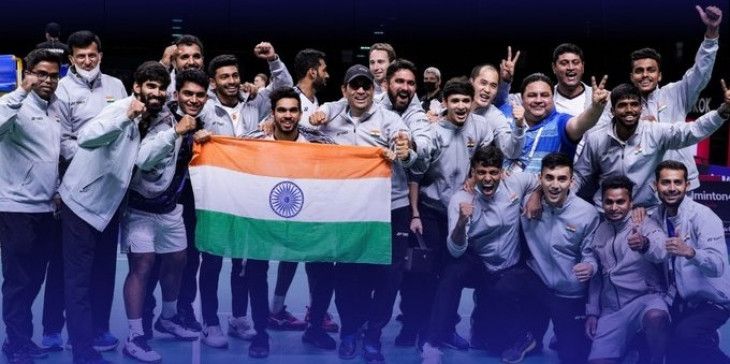 भारत ने रचा इतिहास, इंडोनेशिया को 3-0 से हराकर पहला थॉमस कप जीता