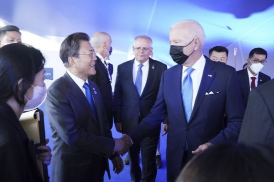 दक्षिण कोरिया के पूर्व राष्ट्रपति   मून-बाइडेन के बीच नहीं होगी बैठक