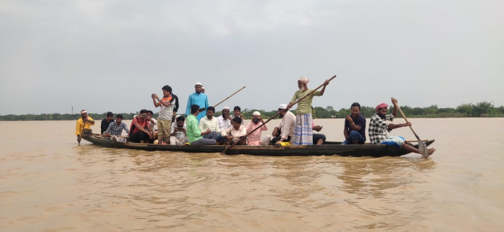 असम बाढ़: मरने वालों की संख्या 24 हुई, स्थिति में मामूली सुधार