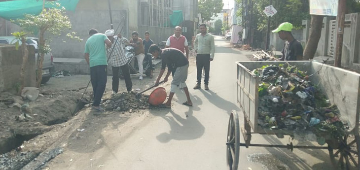 Cleanliness of divisions started after warning of agitation Cleanliness of divisions started after warning of agitation