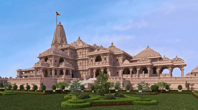 अयोध्या में आज रखी जाएगी राम मंदिर के गर्भ गृह की आधारशिला, योगी आदित्यनाथ रखेंगे पहला पत्थर 