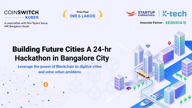 CoinSwitch, Startup Karnataka Launch Blockchain Hackathon Bleeding Future Cities