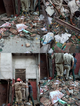 दिल्ली : छत गिरने से 1 की मौत, 3 घायल