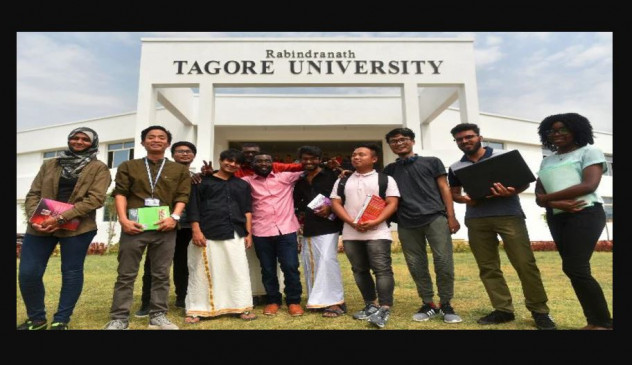 रबीन्द्रनाथ टैगोर विश्वविद्यालय में दो दिवसीय मेगा ओपन जॉब फेयर का आयोजन