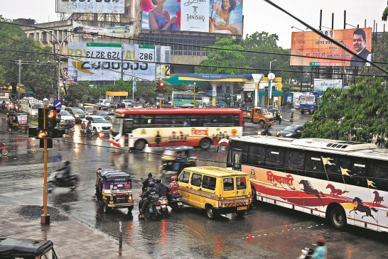 Baidyanath Chowk - Due to negligence, there is a jam every day