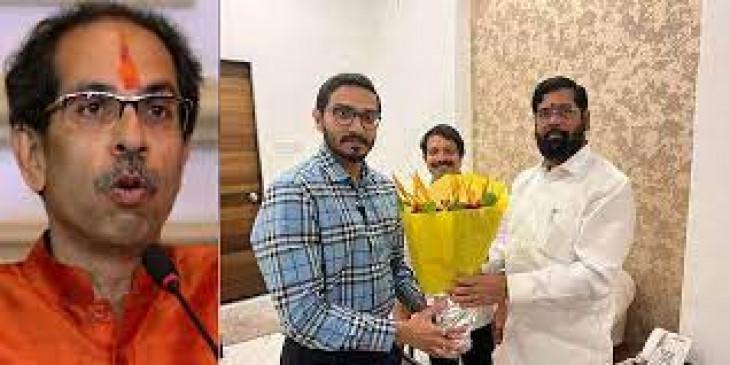Balasahebs grandson Nihar Thackeray extended support to Chief Minister Shinde
