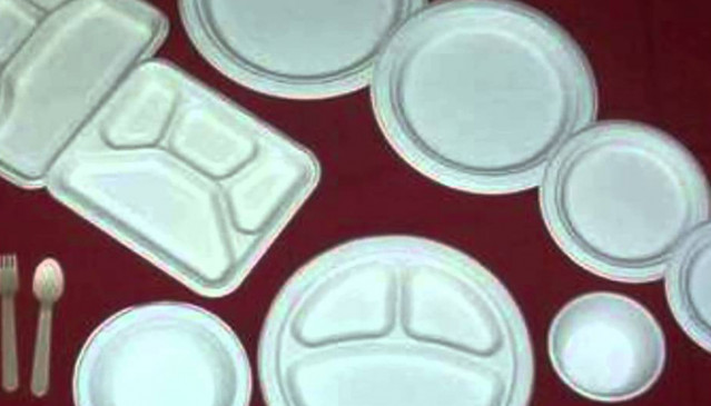 Ban on production-use of plastic containers-glass-cups and utensils