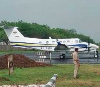 CMs plane broke down, left by road