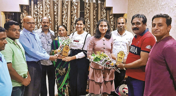 Merit students of CBSE were felicitated