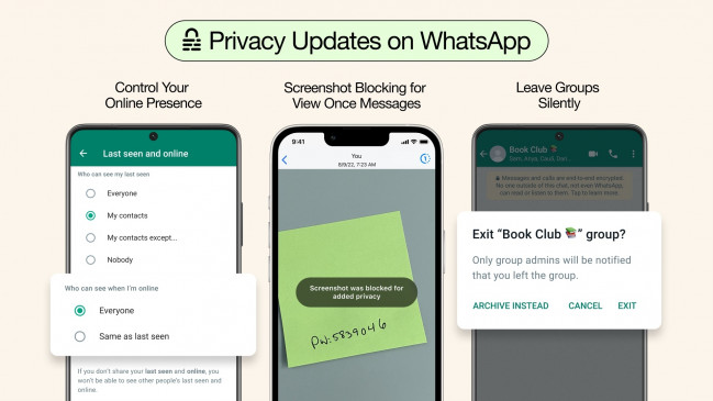 Keeping in mind the privacy of the users, WhatsApp introduced three new features Keeping in mind the privacy of the users, WhatsApp introduced three new features