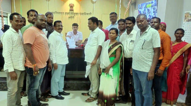 Repair Alapalli-Ashti road in seven days, otherwise agitation