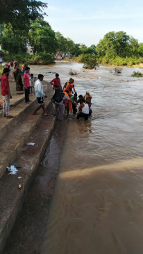 SAF jawan saved the life of a minor drowning in the river