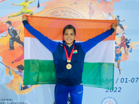 सतना की बेटी ने जार्जिया में आयोजित वूशू स्पर्धा में गोल्ड मेडल जीतकर देश का नाम रोशन किया