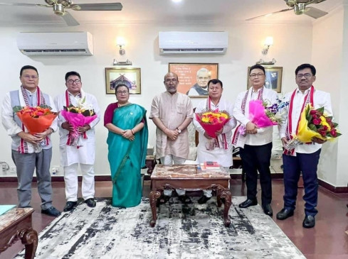 मणिपुर के मुख्यमंत्री ने भाजपा में शामिल हुए जदयू के 5 विधायकों को बधाई दी