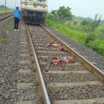 नागपुर-मुंबई रेलवे लाइन पर ट्रेन से कटकर प्रेमी-प्रेमिका की मौत