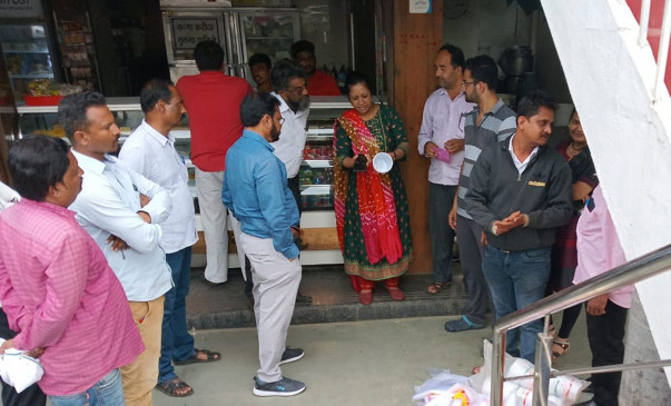 Municipality seized 56 kg plastic bags Municipality seized 56 kg plastic bags