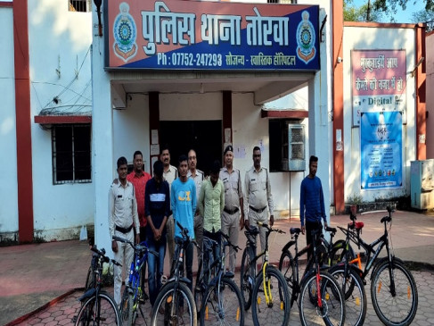 जबलपुर से आ कर बिलासपुर में चुराता था महंगी स्पोर्ट्स साइकिलें