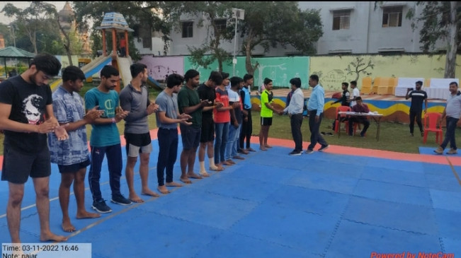 Kabaddi competition concluded on foundation day