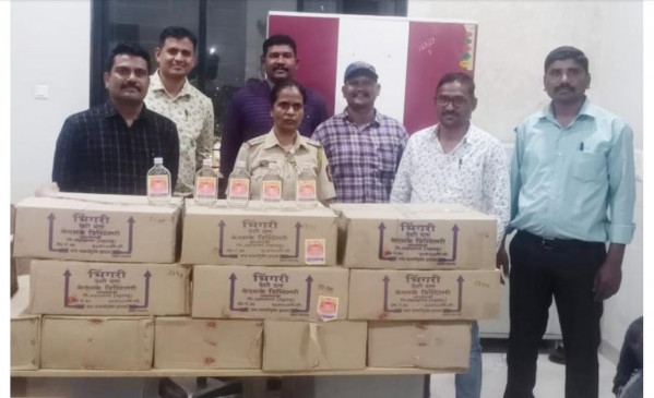Police raided and arrested the liquor smuggler