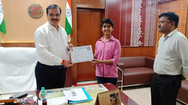 Shakti Dubey became the brand ambassador of Beti Bachao-Beti Padhao campaign Shakti Dubey became the brand ambassador of Beti Bachao-Beti Padhao campaign