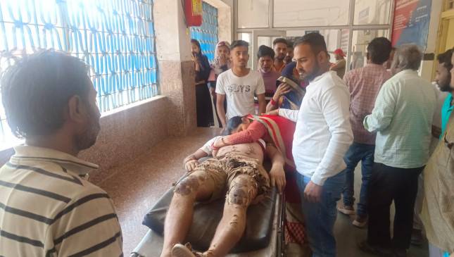 Tragic incident happened in Patwara village of Nagaud police station area