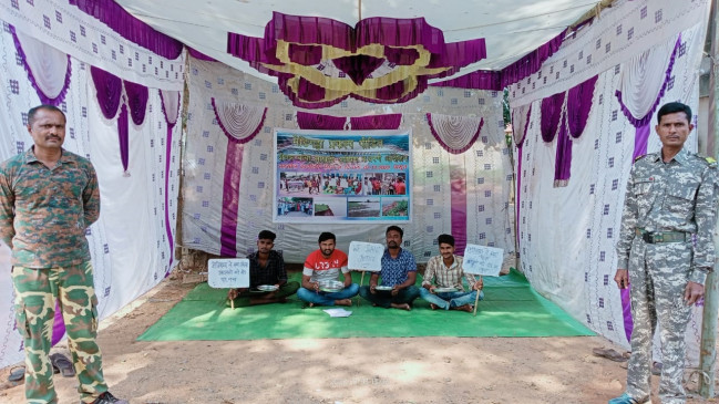 Village to village agitation in support of Medigadda affected