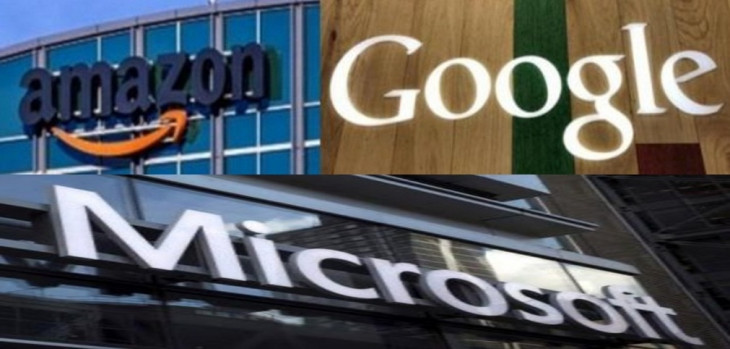 Pentagon awards $9 billion cloud project to Amazon, Microsoft, Google, Oracle Pentagon awards $9 billion cloud project to Amazon, Microsoft, Google, Oracle