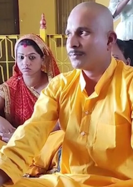 Officer Mansoori became Krishna Sanatani for love in Mandsaur